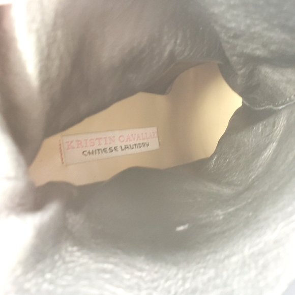 Kristin Cavallari Chinese Laundry Black Suede, Pull On Bootie Women's Size 7.5M - Picture 12 of 12